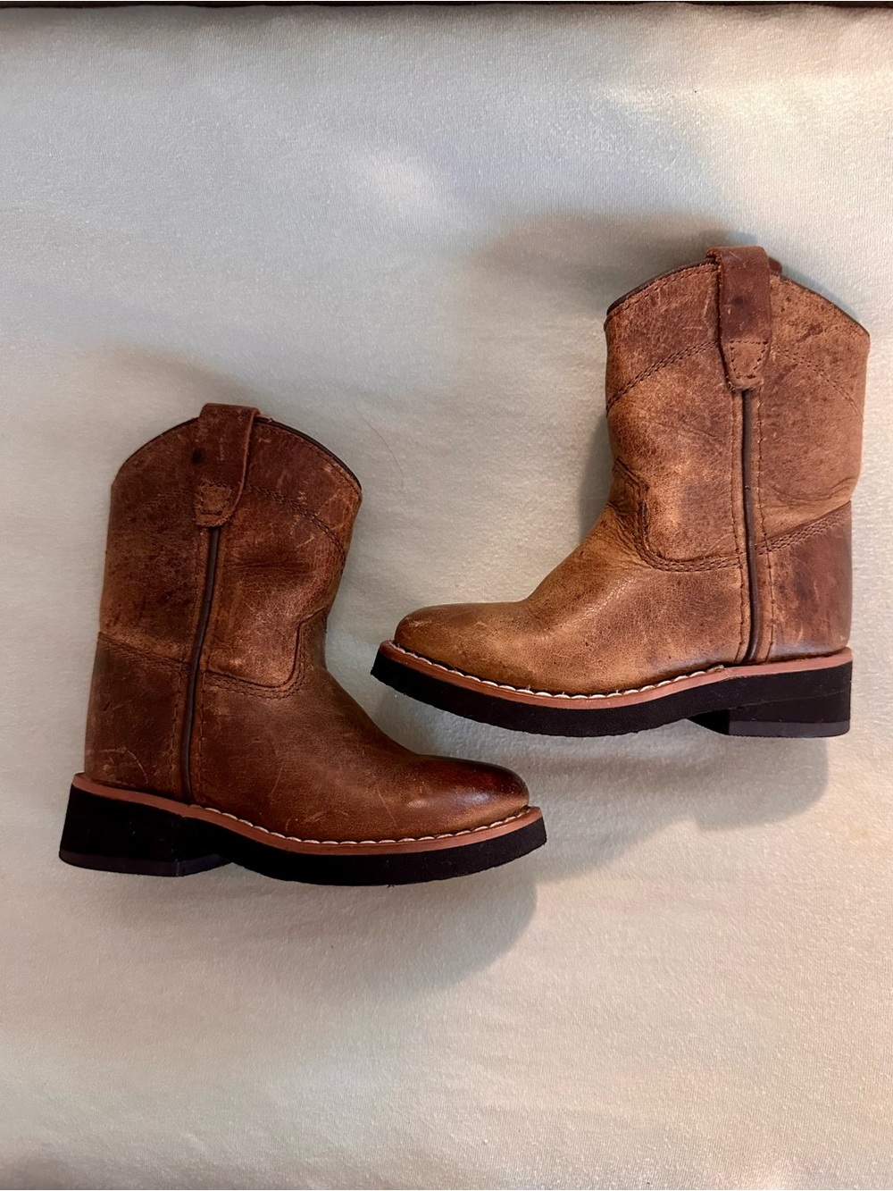 Smoky Mountain Boots - Kids Brown Leather Cowboy Boots - Great condition!